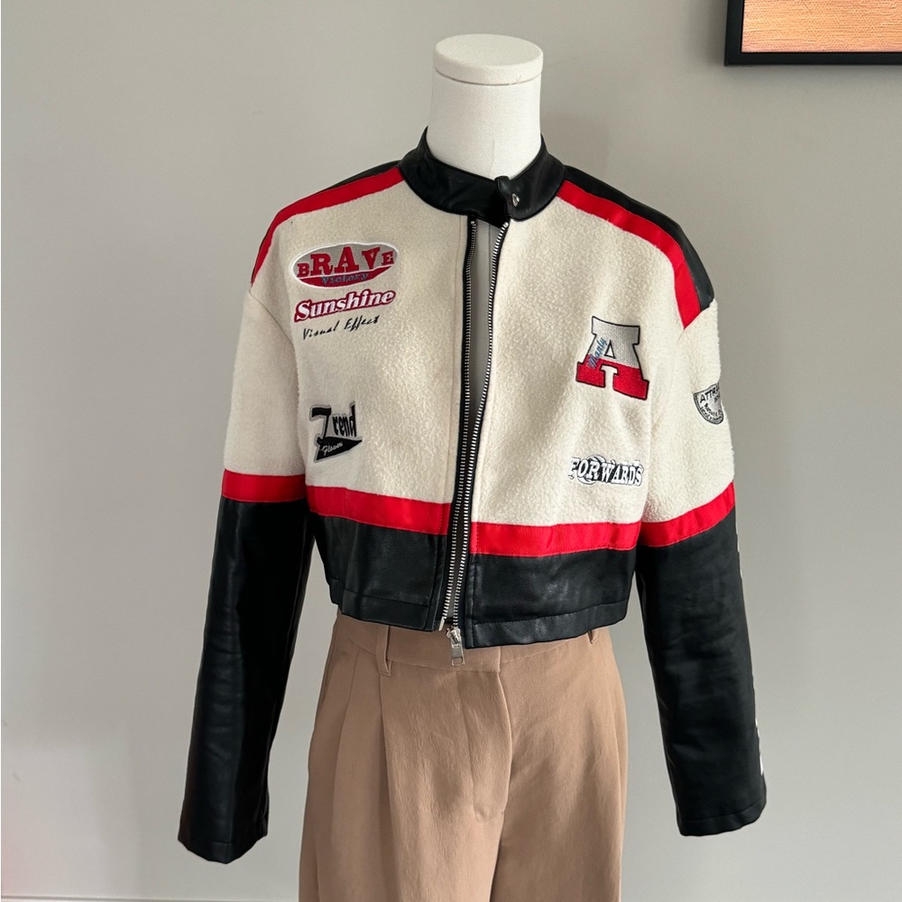 Stylish Black and White Women's Jacket